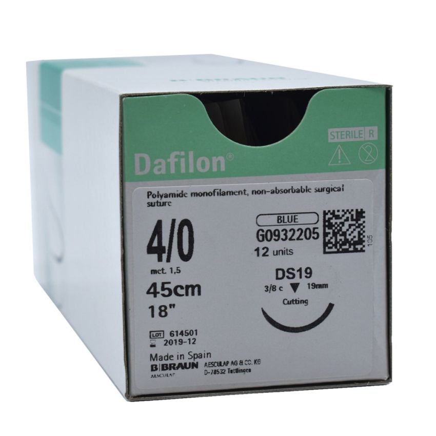 SUTURA DAFILON DS19 4/0 4
