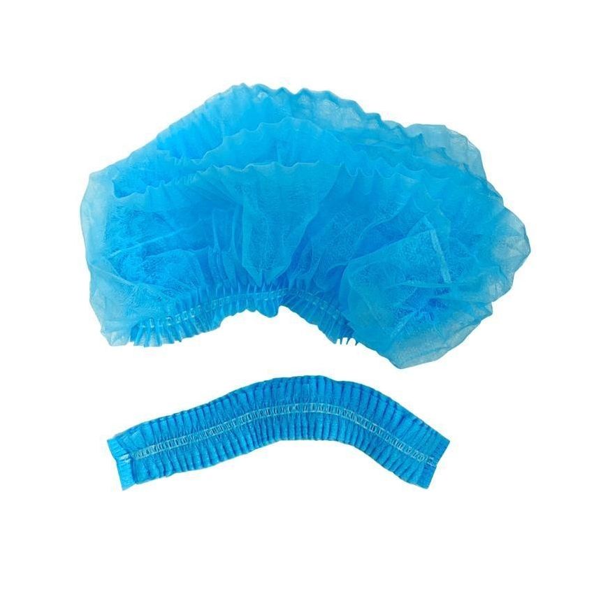 TOUCAS CLIP AZUL 100un
